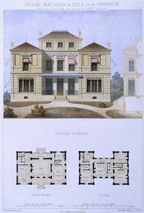 Villa romana, incisa da Walter, tavola 50 da 
